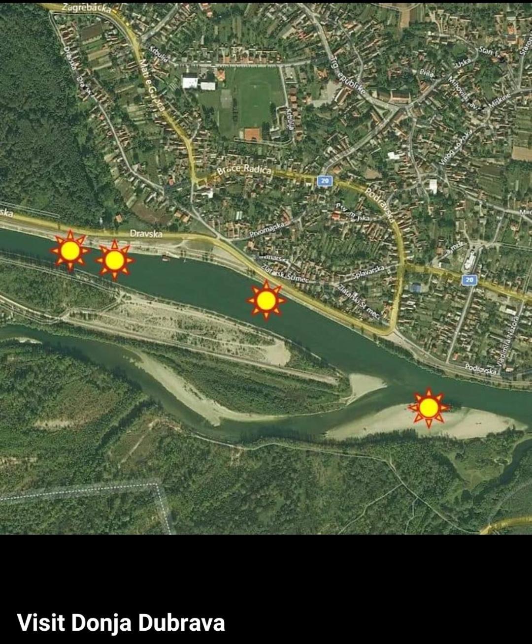 Appartement Drava 1 Donja Dubrava Bagian luar foto